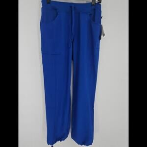 Cherokee‎ Low Rise Drawstring Scrub Pant 1123A RYPS Royal XS